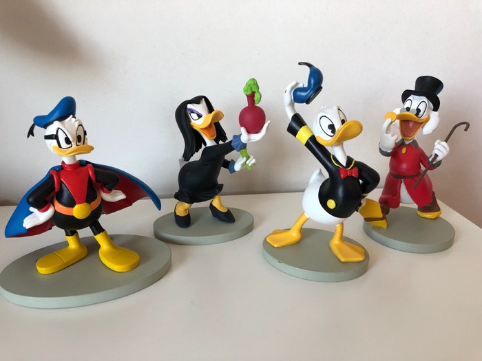 Disney / Hachette - 4 Beeldjes - Mickey, Donald & Cie