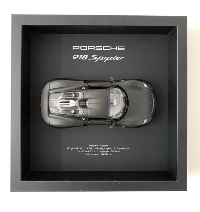 Artwork - Porsche - Porsche 918 Spyder hardtop version - Catawiki