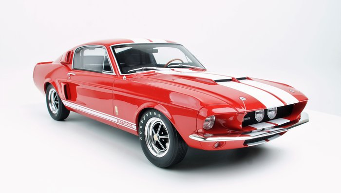 Otto Mobile - 1:12 - Otto Mobile Shelby GT500 1967 Red - Beperkte oplage 1 van 1000