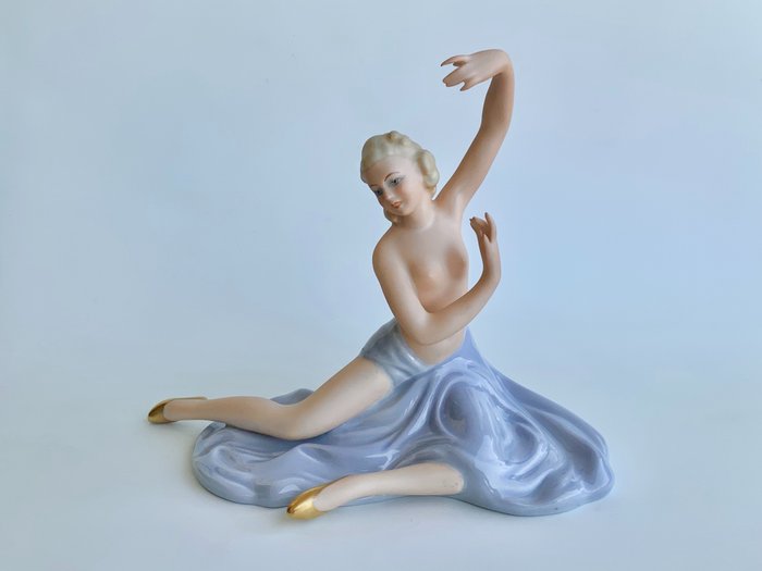 Gerold Porzellan Bavaria - Figurine de ballerine semi-nue - Porcelaine