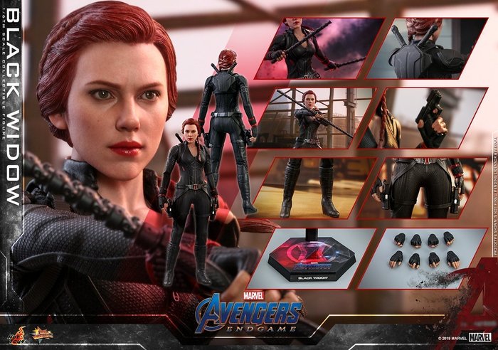 Marvel: Avengers - Scarlett Johansson - Hot Toys - 1:6 - Figur mms533: Black Widow - Endgame