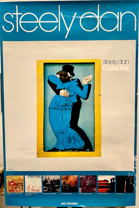 Steely Dan - Gaucho - Oryginalny plakat (pierwsze wydanie) - 1980