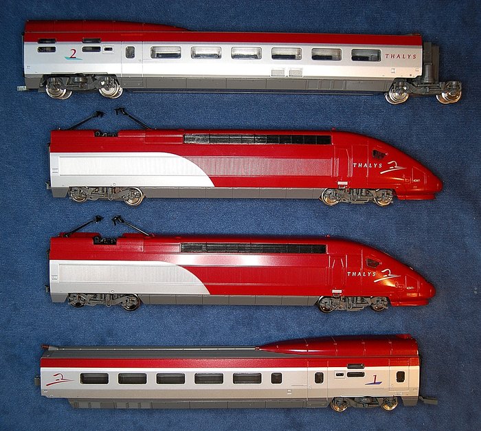 Mehano H0 - T673 - Train unit - 4 Parts high speed train - Thalys