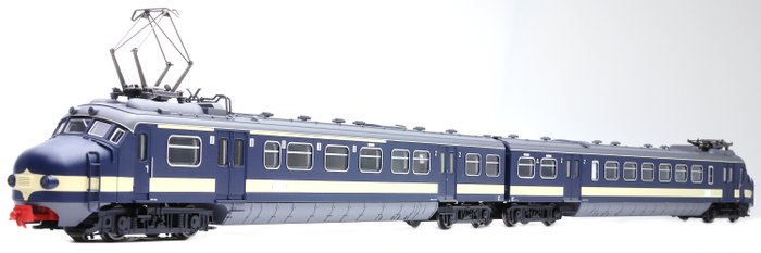 Piko H0 - 57571 - Zugeinheit - Zweiteiliges elektrisches Zugset Mat '57 Benelux Hondekop - NS