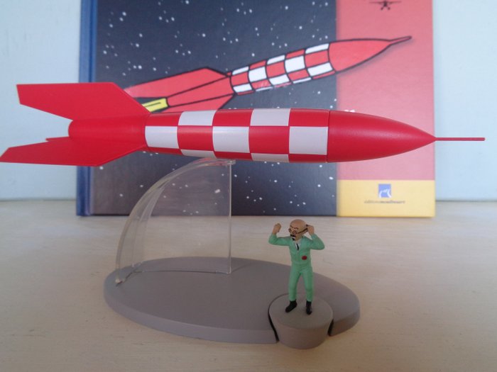 Tintin - Figurine Hachette - La Fusée X-FLR 6 d'Objectif lune - (2015)