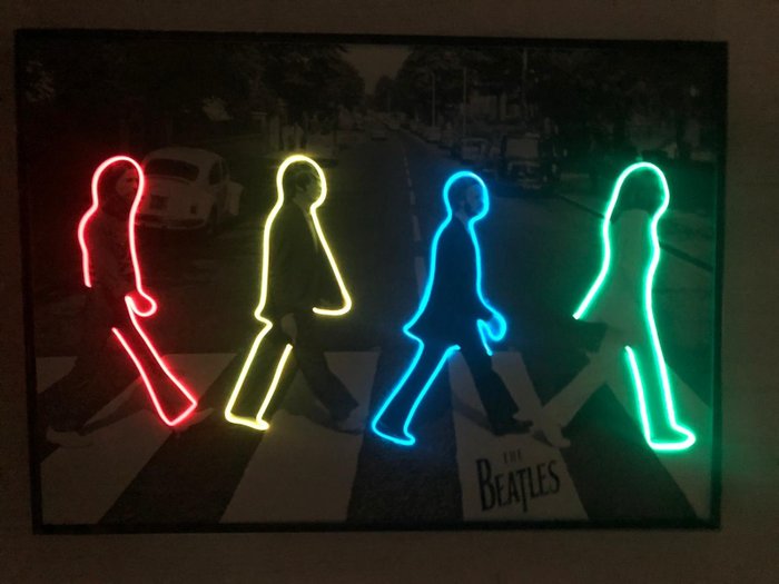 Beatles - Abbey Rd. Neon Highlights Artwork - Opera d’arte / Dipinto - 2021/2021