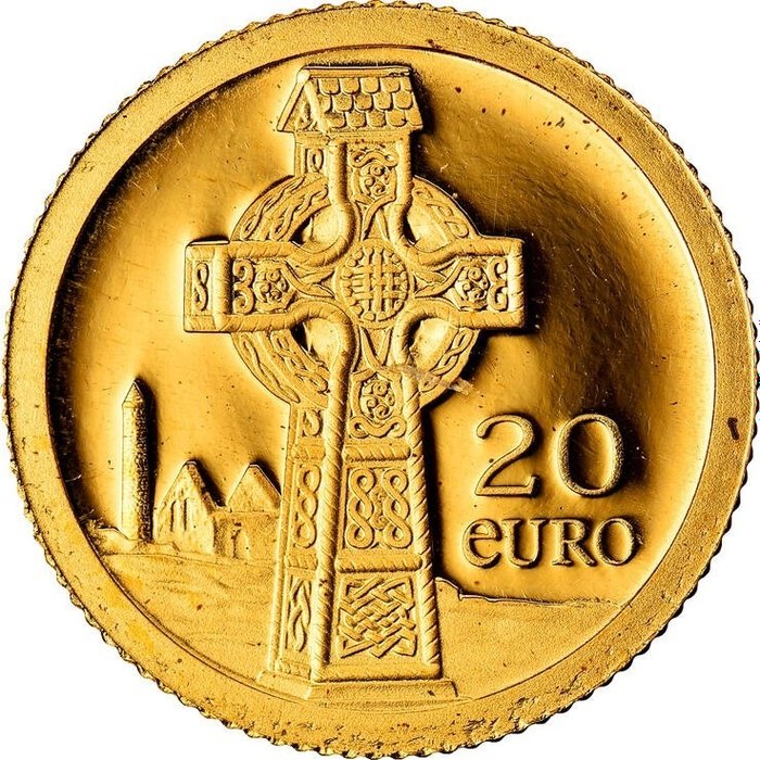 Irlande. 20 Euro 2011 'Celtic Cross - Irish Harp' - with a Certificate of Authenticity