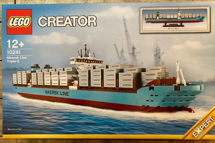 appetit Klasseværelse Person med ansvar for sportsspil Lego - Creator Expert - 10241 - Skib Maersk Line Triple-E - - Catawiki