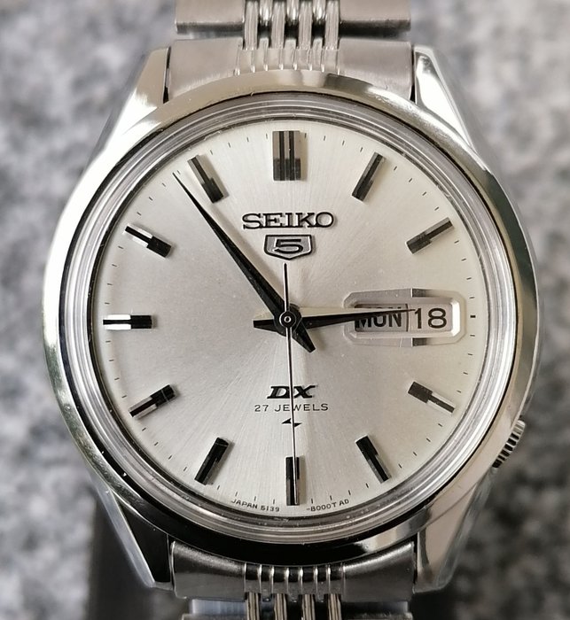 Seiko - 5 DX Automatic 5139-8000 - 27 Jewels Japan Watch - Mænd - 1960-1969