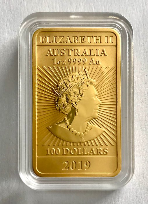 Australia. 100 Dollars 2019 - Perth Mint - Dragon Rectangle - 1 oz