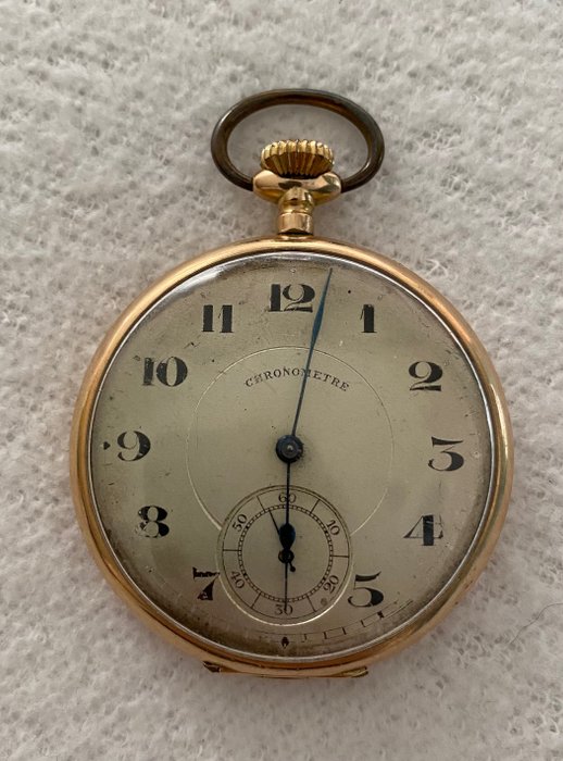 Ancre - de Précision - 15 Rubis - 14K gold - pocket watch - Homem - 1901-1949