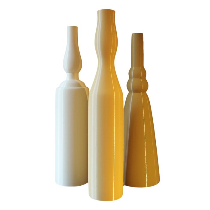 Morandi - Homage to Giorgio Morandi - Vase -  ensemble #1 Collection Classique  - Biopolymère