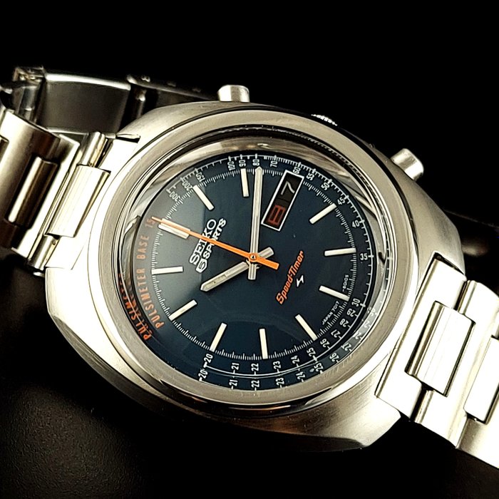 Seiko - 5 Sports Speed-Timer (JDM) Flyback "Doctor's Chronograph" - 7017-8000 - Herre - 1970-1979