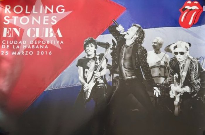 Rolling Stones - Original Havana Cuba Concert Poster 2016 - Official merchandise memorabilia item - 2016/2016