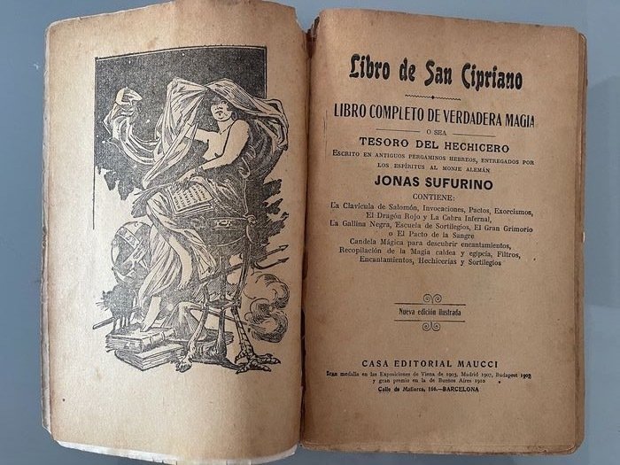 Jonás Sufurino - El Libro de San Cipriano - 1903