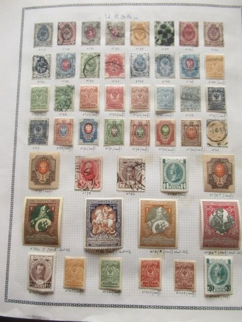 Russia - Advanced collection of stamps.