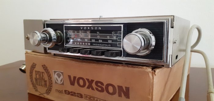 Ραδιόφωνο - Autoradio voxon 923 Indianapolis  SERIE PREMIU   "senza prezzo di riserva "M - Voxson - 1960-1970
