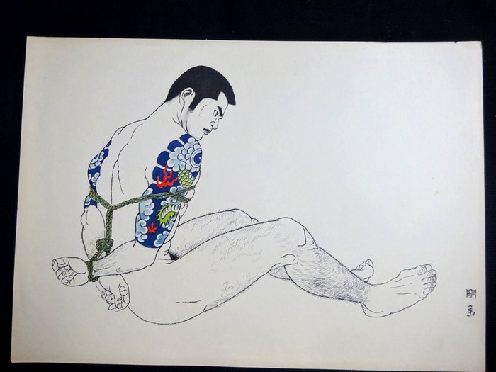 稀有的！石版画Go Mishima三岛刚（1924-1988）-完整系列(24) - 纸 
