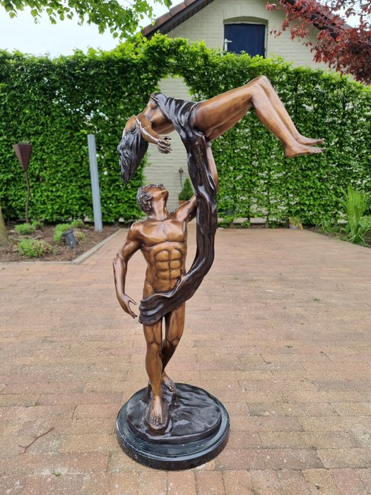 Sculpture, Dansend koppel - 70 cm - Bronze