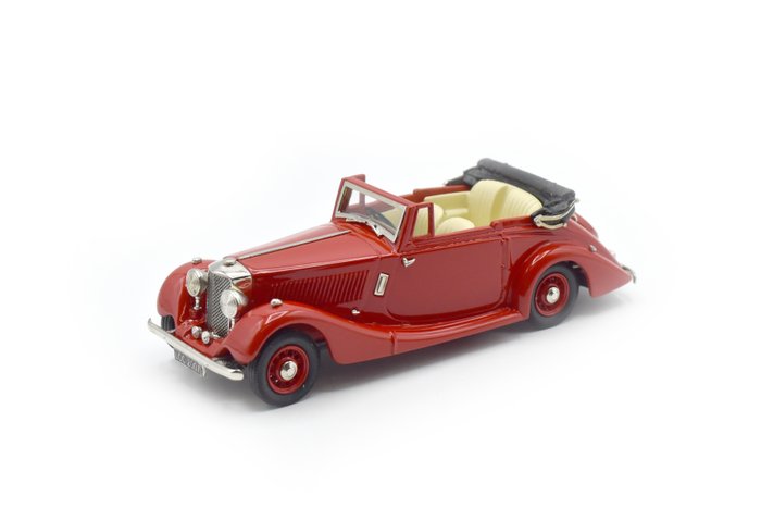 Brooklin Models - 1:43 - 1936 Railton Fairmile 3 Position Drop Head Coupe (LDM. 47x) - Volledig handgemaakt wit metaal Vintage zeldzaam speciaal model