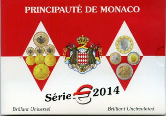 Monaco. Year Set (FDC) 2014