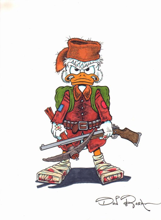Don Rosa - Original Drawing - "Grim Yukon Scrooge"