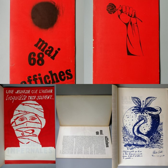 Alechinsky, Bona de Mandiargues, Costa e.a. - mai 68 affiches - 1968