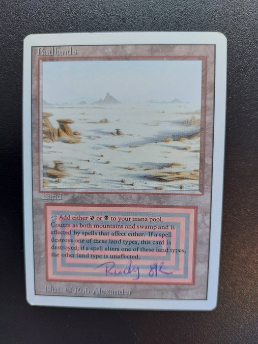 Wizards of The Coast - Magic: The Gathering - Carte à collectionner Badlands - 1994