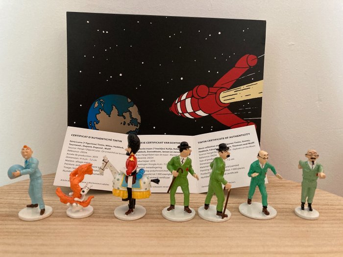 Tintin - Figurine Moulinsart 29254 - Série lune 7 figurines - (2019)