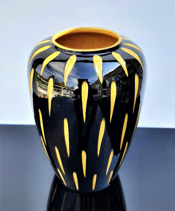Scheurich Keramik - Foreign - Große Vintage Vase (30 cm) - Keramik