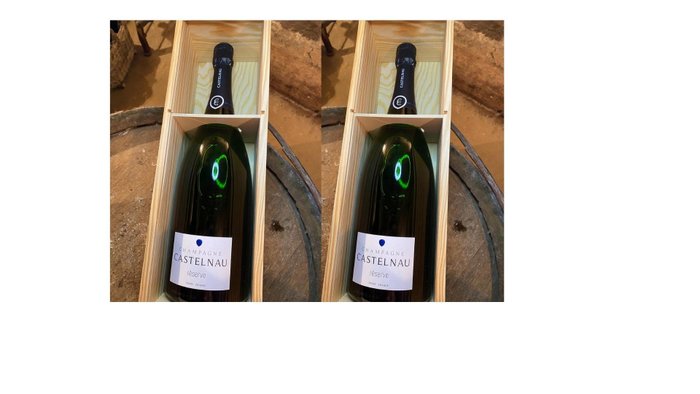 De Castelnau Reserve - Champagne Brut - 2 Magnums (1.5L)
