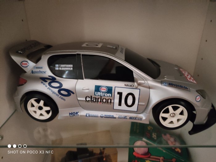 Nikko  - Pojazd zabawkowy R/C 2001 Peugeot 206 WRC Car