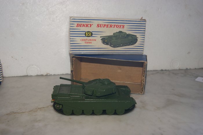 Dinky SuperToys - 1:48 - First Issue Dinky SuperToys "British Army Centurion Tank" no.651 - In original First Serie "Dinky SuperToys" Box - 1956
