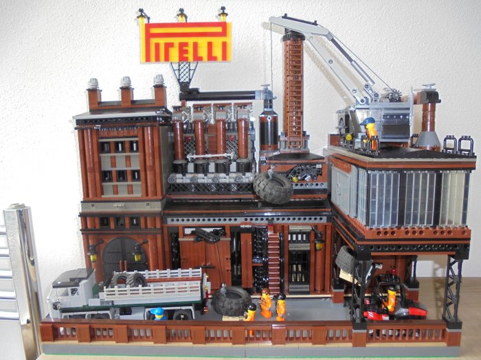 LEGO - MOC - Régi Pirelli Gyár