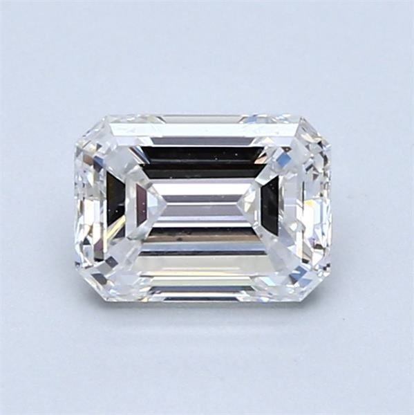 1 pcs Diamant - 1.00 ct - Smaragd - E - VS1