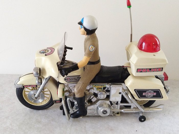Son al Toys - Vintage - SA-170 - Género de policía de moto en la serie Chips Police Highway-Patrol - 1980-1989 - taiwan