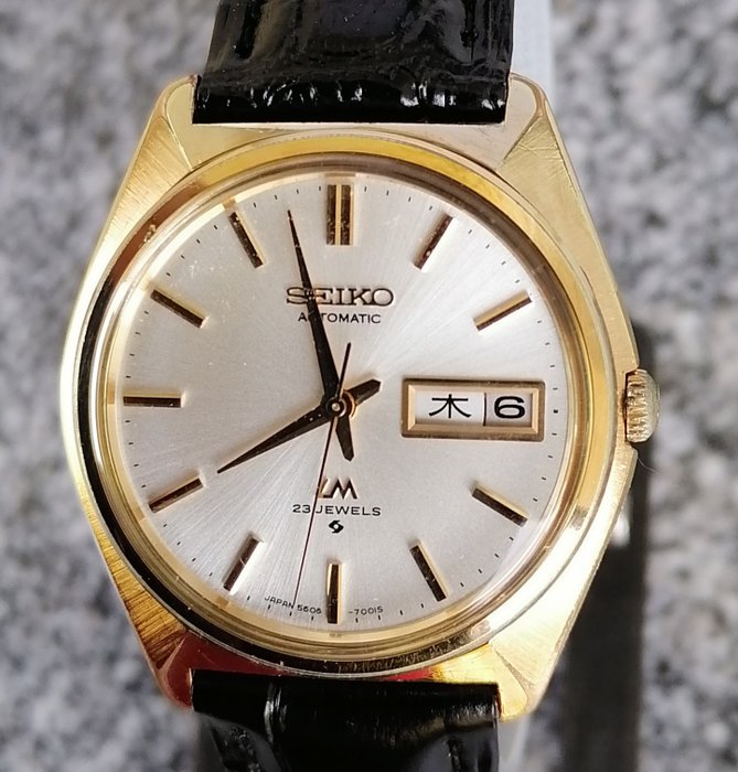 Seiko - Lord Matic 5606-7000 Gold Plated 23 Jewels - 5606 - 7000 - Hombre - 1960-1969
