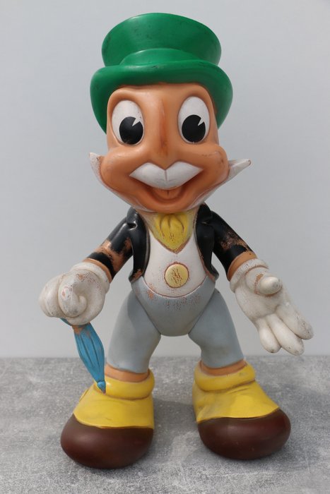 Disney / Ledraplastic - Figurine pouet - Jiminy Cricket - (1962)