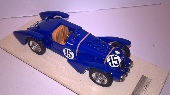 GCAM Made in Swiss - 1:43 - Delahaye 135S Le Mans 1939 #15 - Spyder boattail coach