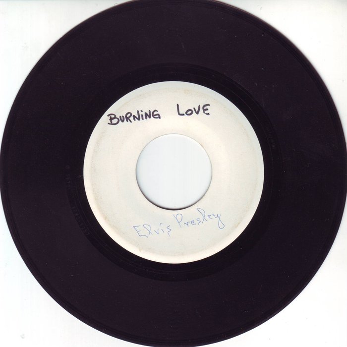 Elvis Presley - Burning Love / It's A Matter Of Time + Moody Blue / She Thinks I Still Care - Multiple titles - 45 rpm Single, Test pressing - 1st Pressing - 1972/1977