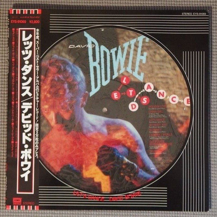 David Bowie - Let's Dance [Japanese Picture Disc] - Picture disk - Japanse persing, Picturedisc - 1983