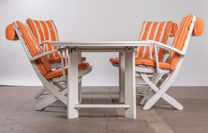 Garden Table Chairs 5, Triconfort Outdoor Furniture Riviera