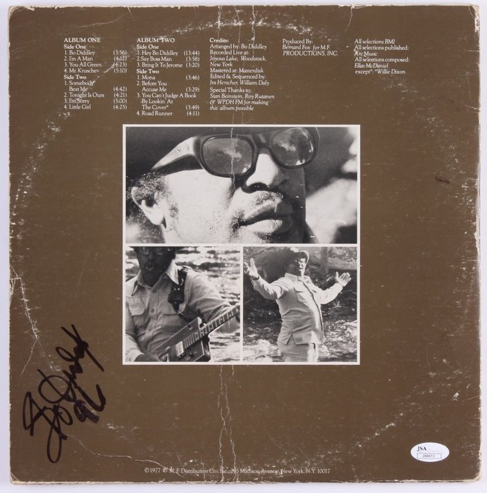 Bo Diddley - Unique Collectors "Treasure" Fom On One Of The Most  Influenced Artist´s Ever - 2 x LP-albumi (tupla-albumi) - 1977