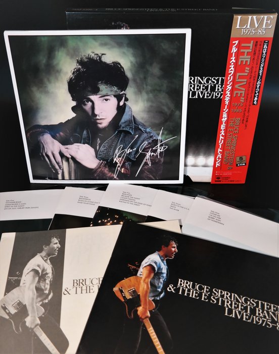 Bruce Springsteen - Live/ 1975-85 [1st Japan Press) - 5 X LP Complete Box Set With Special Picture - LP Box set - 1986/1986