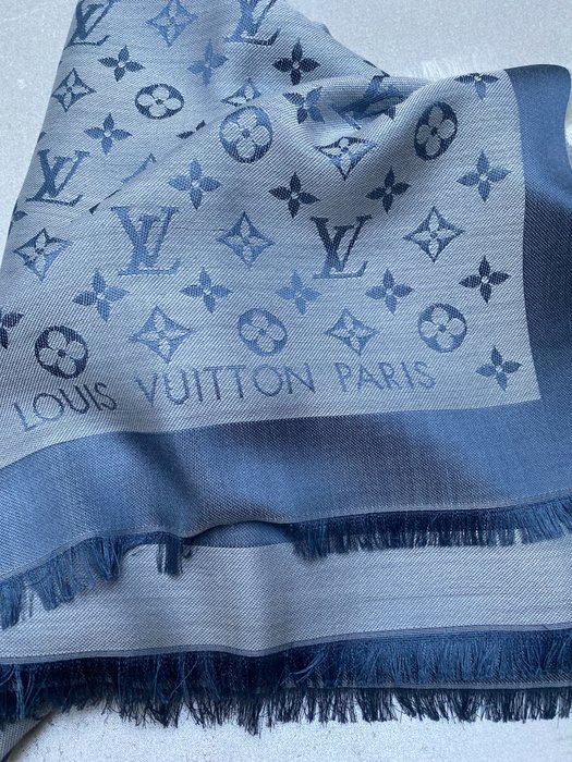 Louis Vuitton - Scialle Monogram Denim - Επιτραχήλιο (Σάλι)
