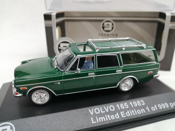 Triple 9 Collection - 1:43 - Volvo 165 1983 - Limited 999 pcs. - Color Green including figure behind the wheel.