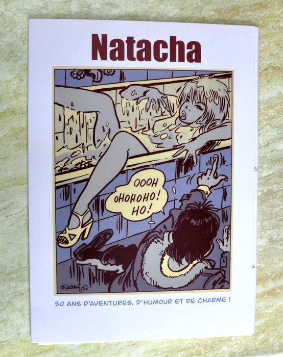 Natacha - Portfolio Editions du Tiroir - 50 ans d'aventures, d'humour et de charme! - signé & numéroté - Losbladig - Eerste druk - (2019)