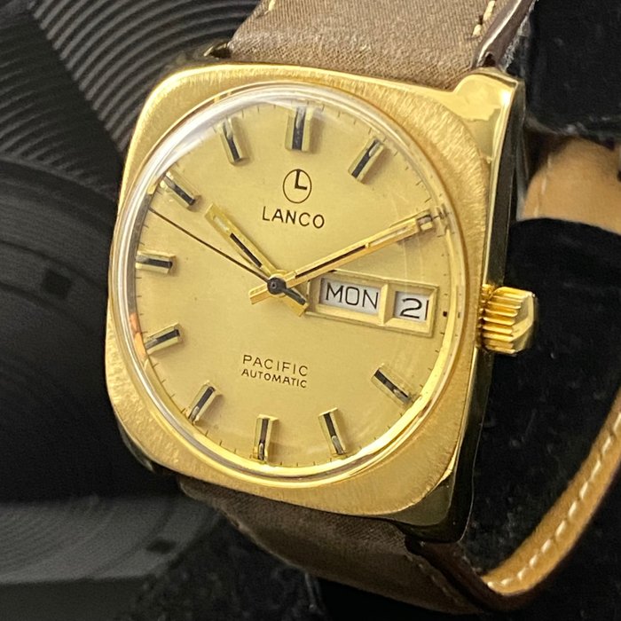 Lanco - Pacific Vintage Watch Day-Date - 3507 - Men - - Catawiki