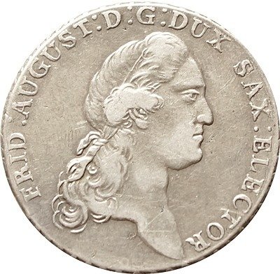 Germany, Saxony. Friedrich August III (1763-1806). 1 Thaler (taler) 1787 IEC