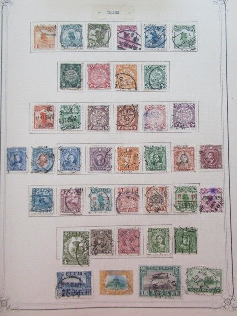 Welt - Collection of classic stamps, including China.